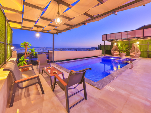  gece  -  Kasım
  | Antalya'nın Gözdesi Kalkan Çavdır'da Jakuzili Ve Saunalı Muhafazakar Villa